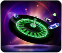 Traditional Andar Bahar card game setup showing joker card and betting positions